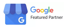 Google Featured Partner logo with blue emblem